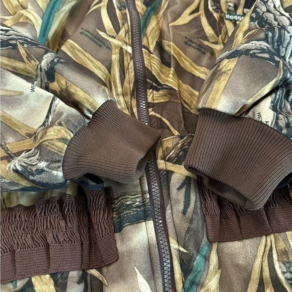 Hodgman Jacket Adult XL Brown Workwear Padded Camo Lined Hunting Coat Mens - Picture 13 of 17